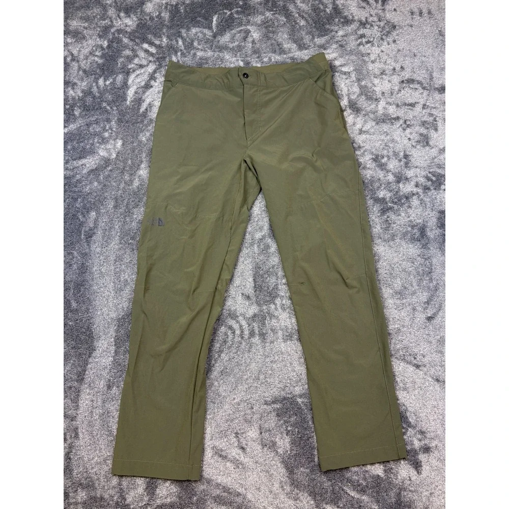 The North Face Paramount Pants Mens 36x32 Green Hiking Outdoor Lightweight